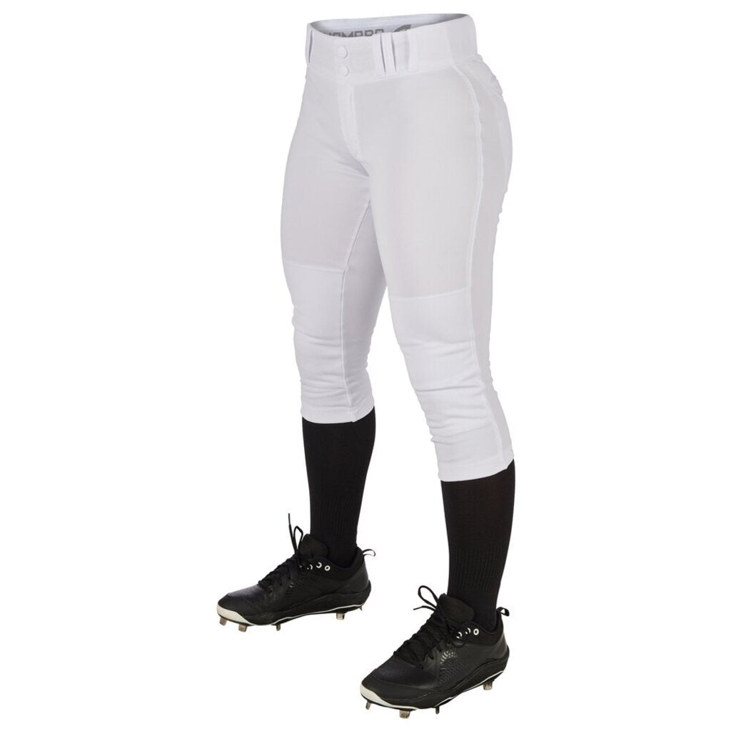 Champro BP11 Tournament Fastpitch Softball Pants - Multiple Colors (Girls and Womens) - White New - 2nd String Sports