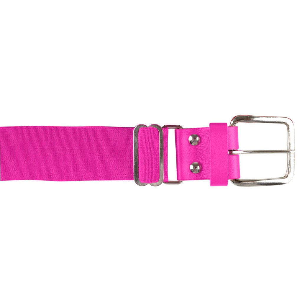 Champro Brute Adjustable Baseball & Softball Belt (Multiple Colors) - Youth Optic Pink New - 2nd String Sports