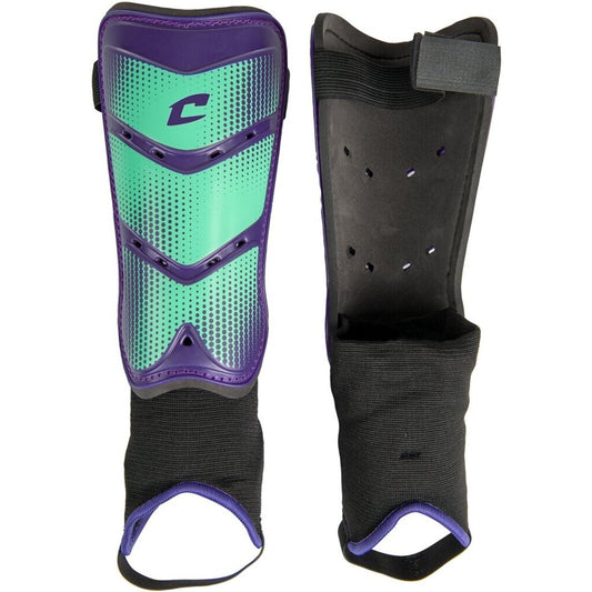 Champro League Soccer Shin Guard - Purple New - 2nd String Sports