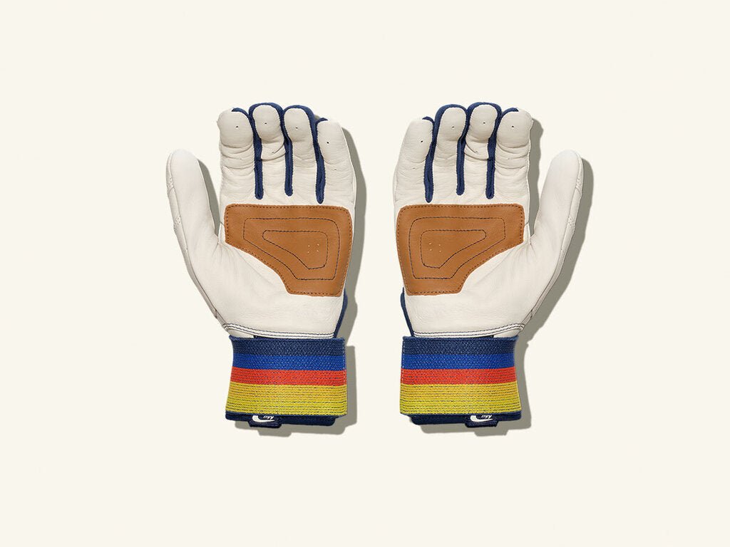 Combat MFG LE Coastal Series Long Strap Adult Batting Gloves - Cream - - 2nd String Sports