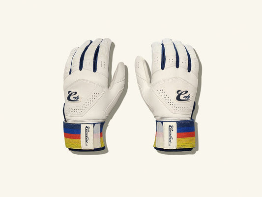 Combat MFG LE Coastal Series Long Strap Adult Batting Gloves - Cream - Coastal Cream New - 2nd String Sports