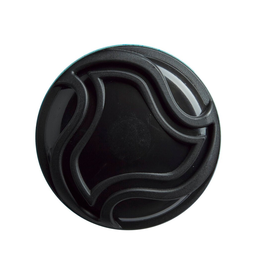 DeMarini Omega BBCOR baseball bat barrel end cap with textured black finish
