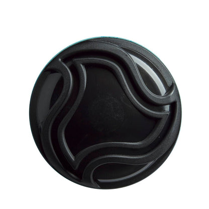 DeMarini Omega BBCOR baseball bat barrel end cap with textured black finish