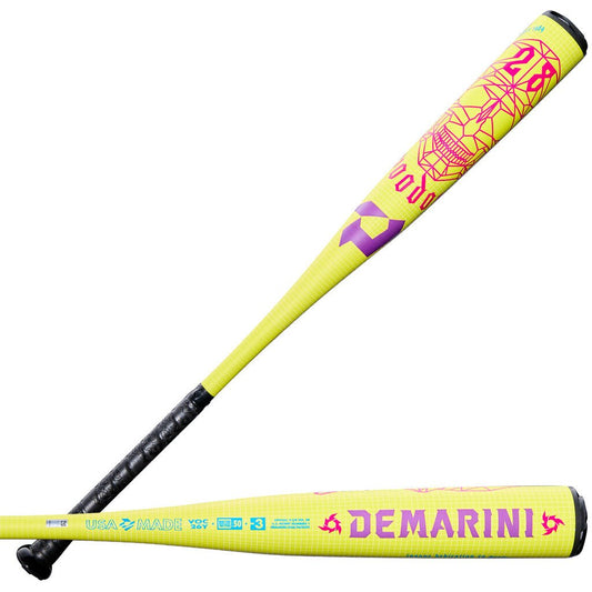 2026 Demarini Voodoo One V2 BBCOR Baseball Bat - Solar Yellow - Yellow New - 2nd String Sports