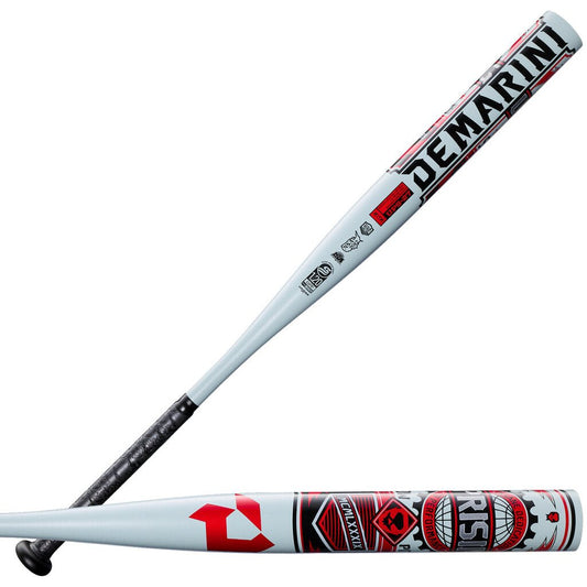 2027 Demarini Uprising Single-Wall Alloy Slowpitch Softball Bat 34in 26 oz - 34 26 Grey New - 2nd String Sports