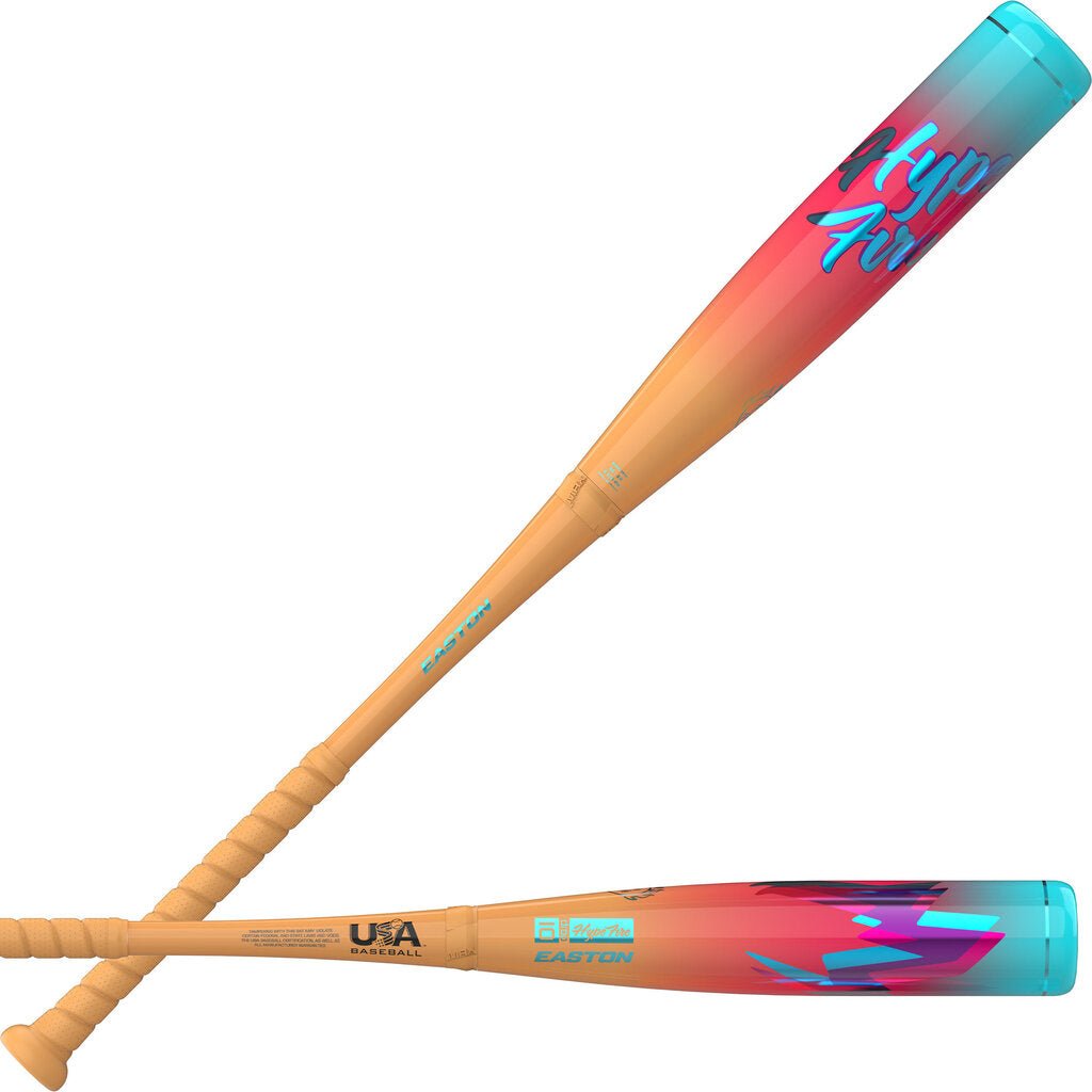 Easton 2027 Easton Hype Fire USA Baseball Bat -10 at 2nd String Sports Stuarts Draft VA