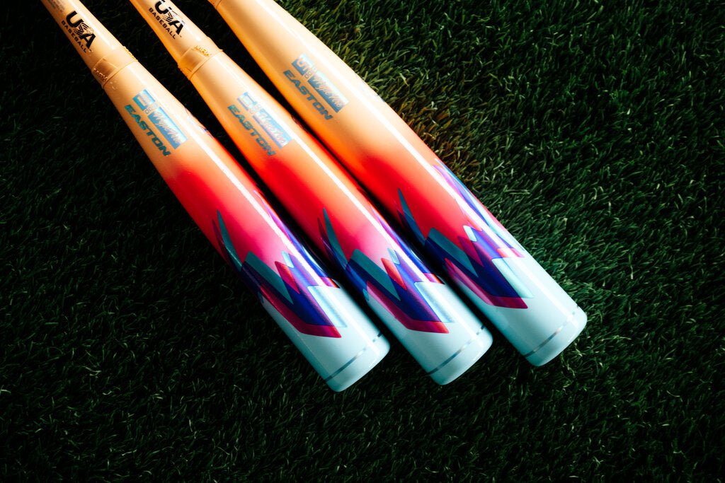 Easton 2027 Easton Hype Fire USA Baseball Bat -10 at 2nd String Sports Stuarts Draft VA