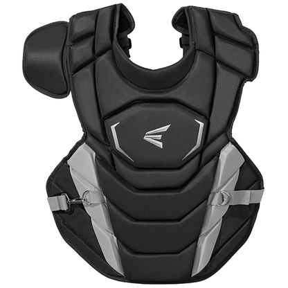 Black Easton chest protector with padded collar and center logo