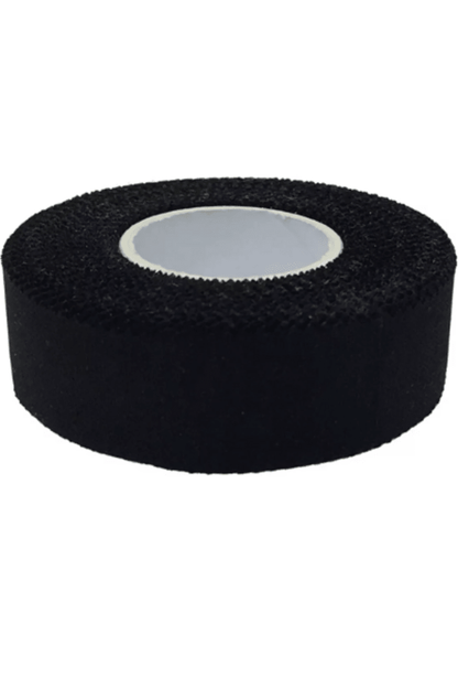 Black baseball bat tape roll with core hole
