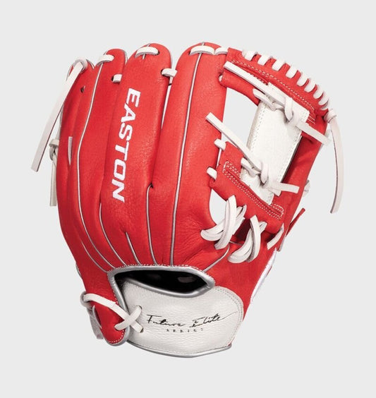 Easton Future Elite 11" Baseball Glove (RHT/LHT) - 11" Red White New - 2nd String Sports