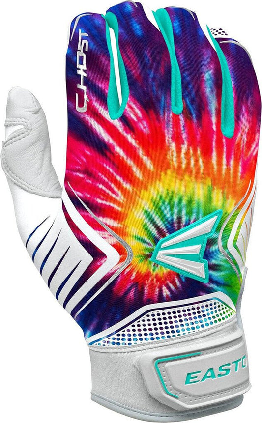 Easton Easton Ghost Tie Dye Fastpitch Softball Batting Gloves at 2nd String Sports Stuarts Draft VA