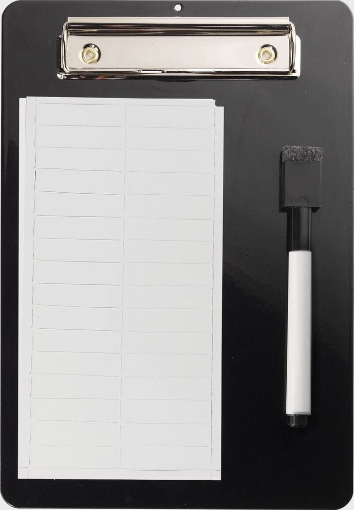 Easton Magnetic Baseball & Softball Coach's Lineup Board - One board Black White New - 2nd String Sports