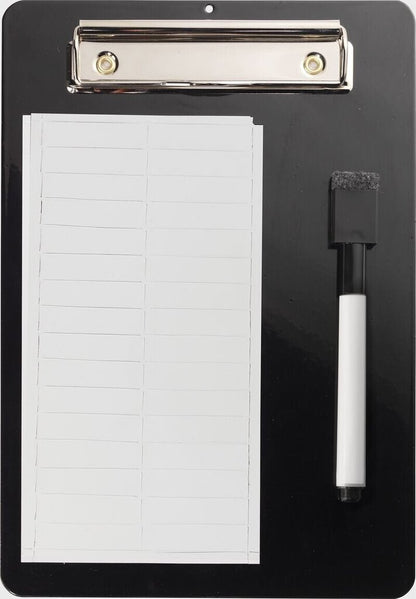 Easton Magnetic Baseball & Softball Coach's Lineup Board - One board Black White New - 2nd String Sports
