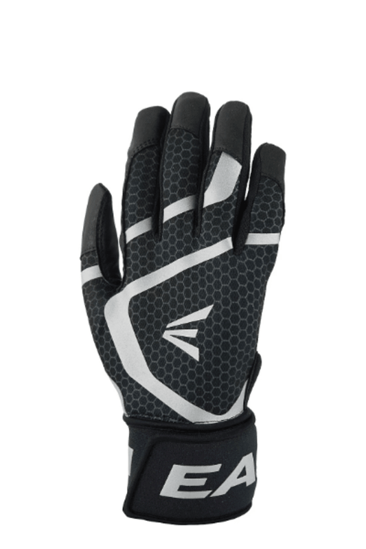 Easton Mav GT Locked-In Strapped Batting Gloves - Adult S Black New - 2nd String Sports