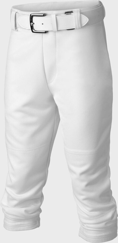 Easton Pro+ Pull Up Elastic Bottom Youth Pants - Multiple Colors (Tee Ball, Baseball, Softball) - White New - 2nd String Sports