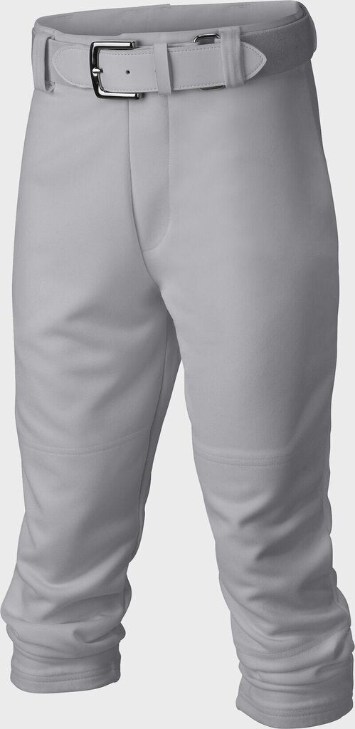 Easton Pro+ Pull Up Elastic Bottom Youth Pants - Multiple Colors (Tee Ball, Baseball, Softball) - Grey New - 2nd String Sports