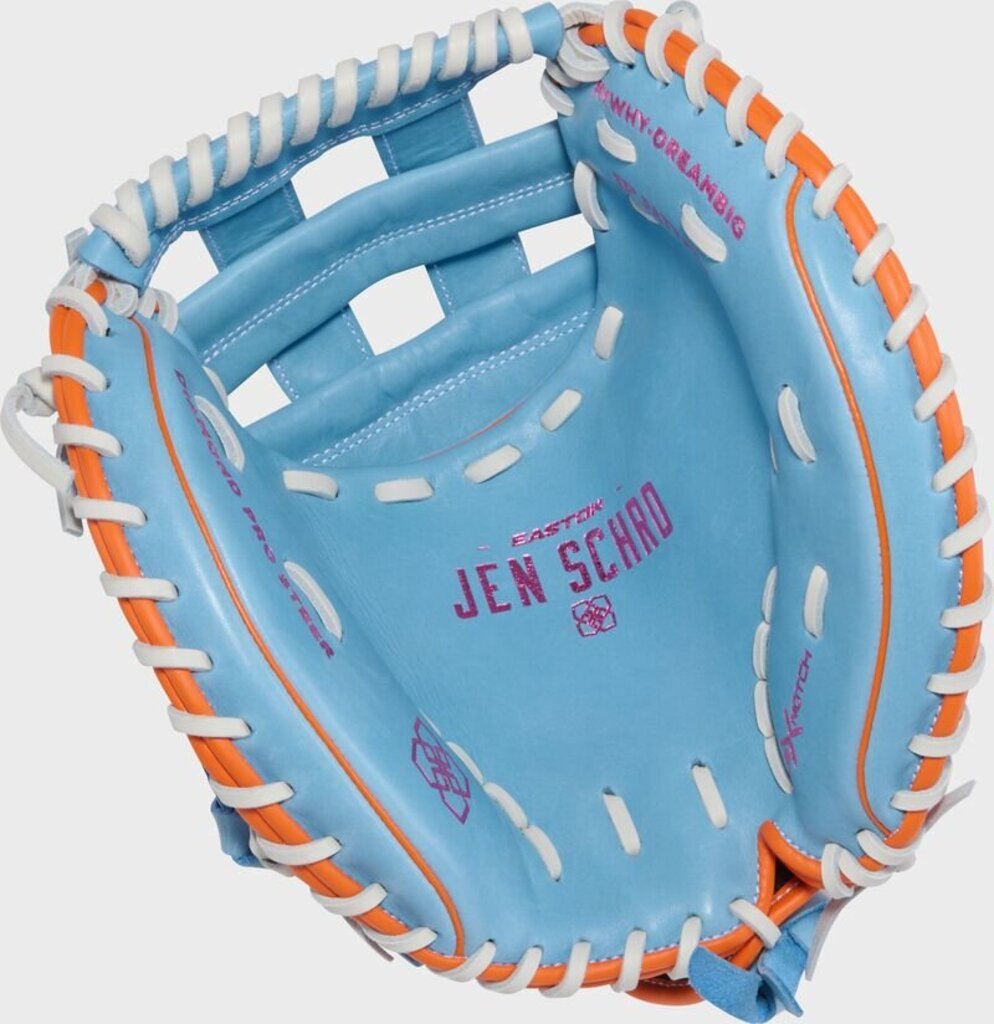 Easton Fastpitch Softball Catcher's Mitt 27 Easton Jen Schro Elite My Why "Dream Big" - LHT/RHT - 33" at 2nd String Sports Stuarts Draft VA