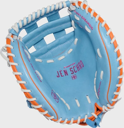 Easton Fastpitch Softball Catcher's Mitt 27 Easton Jen Schro Elite My Why "Dream Big" - LHT/RHT - 33" at 2nd String Sports Stuarts Draft VA