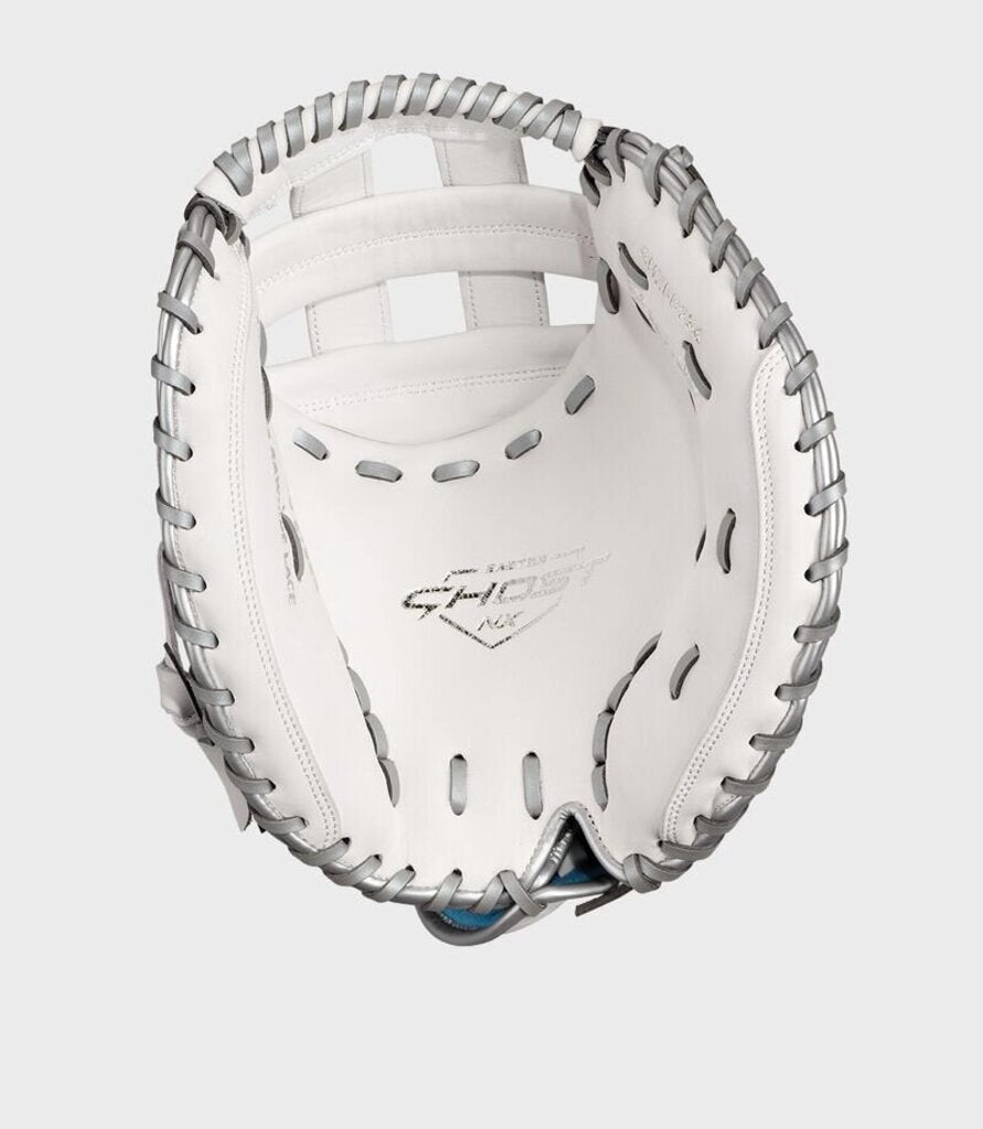 Fastpitch Softball Catcher's Mitt Easton Ghost NX - 34" - 34" White New - 2nd String Sports