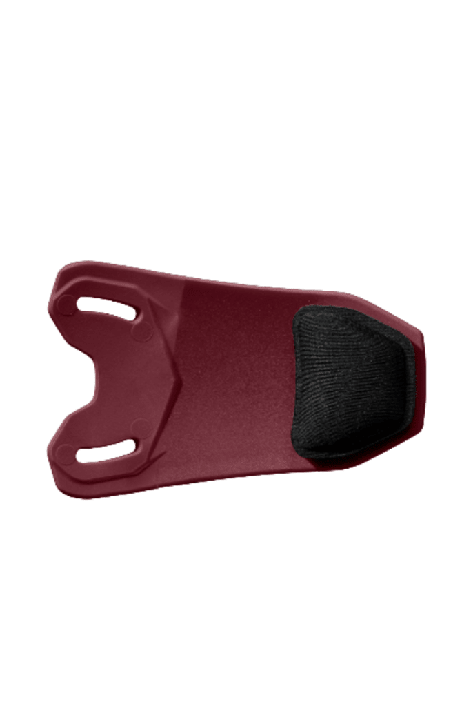Evoshield Evoshield XVT Bilateral Face Shield (C-Flap) - Matte Maroon at 2nd String Sports Stuarts Draft VA