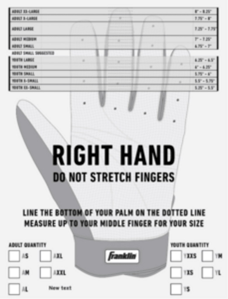 Franklin Franklin CFX USA Softball Fastpitch Softball Batting Gloves at 2nd String Sports Stuarts Draft VA