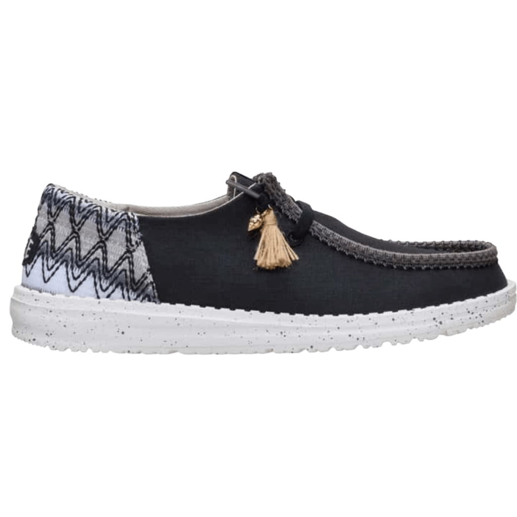 Hey Dude Hey Dude Women's Wendy Funk Beach Woven Shoes - Black/Multi at 2nd String Sports Stuarts Draft VA