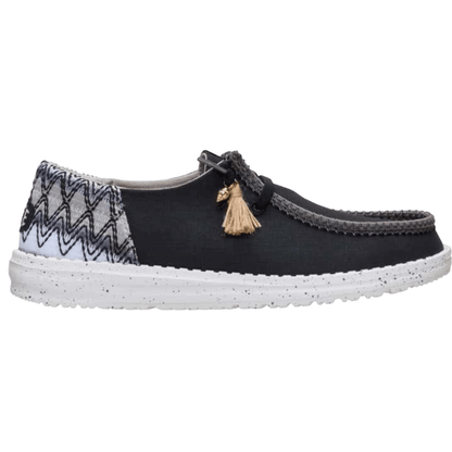 Hey Dude Hey Dude Women's Wendy Funk Beach Woven Shoes - Black/Multi at 2nd String Sports Stuarts Draft VA