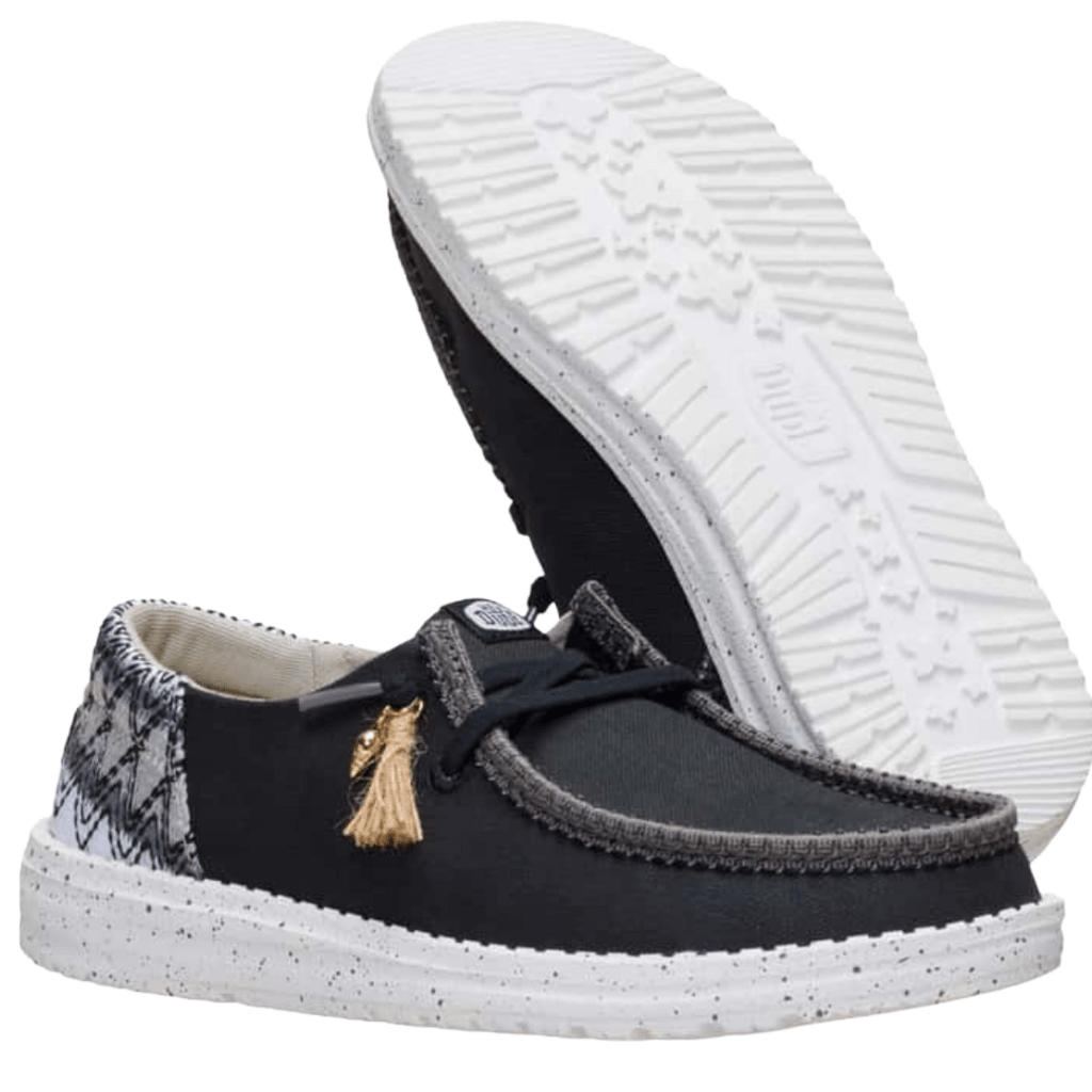 Hey Dude Hey Dude Women's Wendy Funk Beach Woven Shoes - Black/Multi at 2nd String Sports Stuarts Draft VA