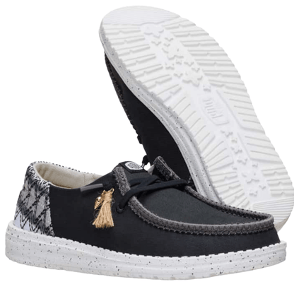 Hey Dude Hey Dude Women's Wendy Funk Beach Woven Shoes - Black/Multi at 2nd String Sports Stuarts Draft VA