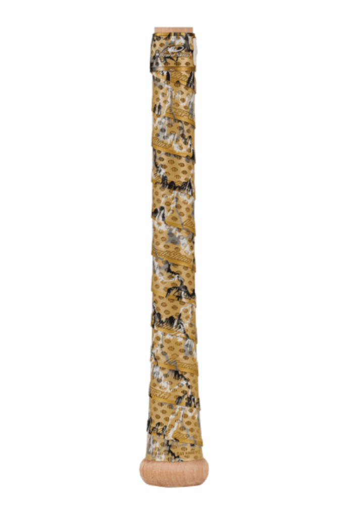 Lizard Skins DSP Ultra Bat Grip Gold Camo 1.1 MM - - 2nd String Sports