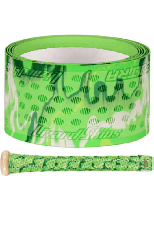 Lizard Skins bat grip tape in melon camo green, 1.1 mm, roll view