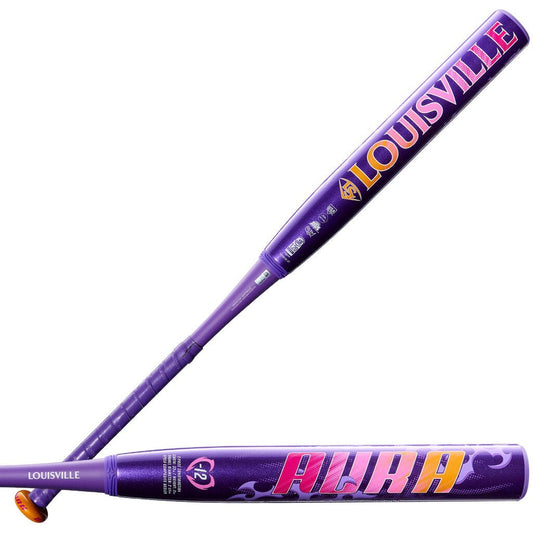 2027 Louisville Slugger Aura Fastpitch Softball Bat -12 - Purple New - 2nd String Sports