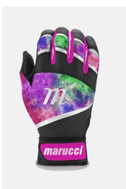 Marucci Foxtrot Tee Ball Batting Gloves - Tee Ball M L Pink Black New - 2nd String Sports