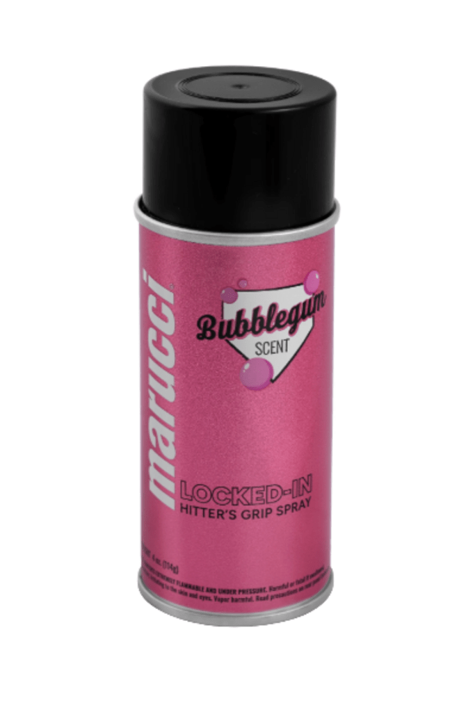Marucci Locked-In Hitter's Grip Spray - Vanilla, Bubble Gum or Leather Scents - - 2nd String Sports