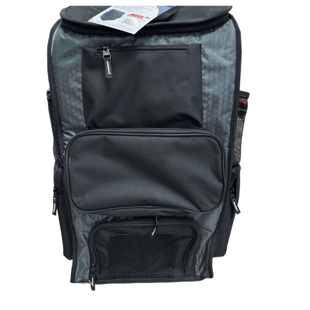 NBS Elite Rolling Baseball/Softball Bat Bag - Black - Large - - 2nd String Sports