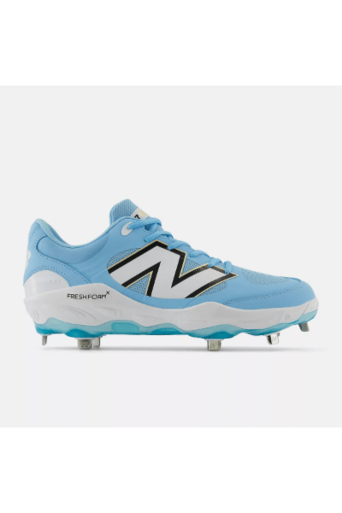New Balance New Balance Men's 3000V7 Metal Baseball Cleats (Columbia Blue or Grey) at 2nd String Sports Stuarts Draft VA