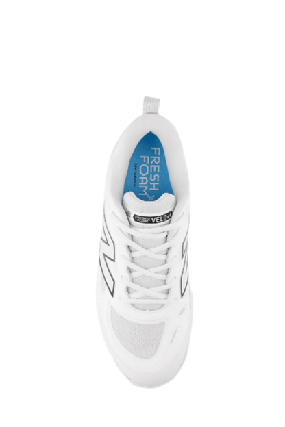 New Balance Women's Velo V4 Metal Softball Cleats - White - - 2nd String Sports