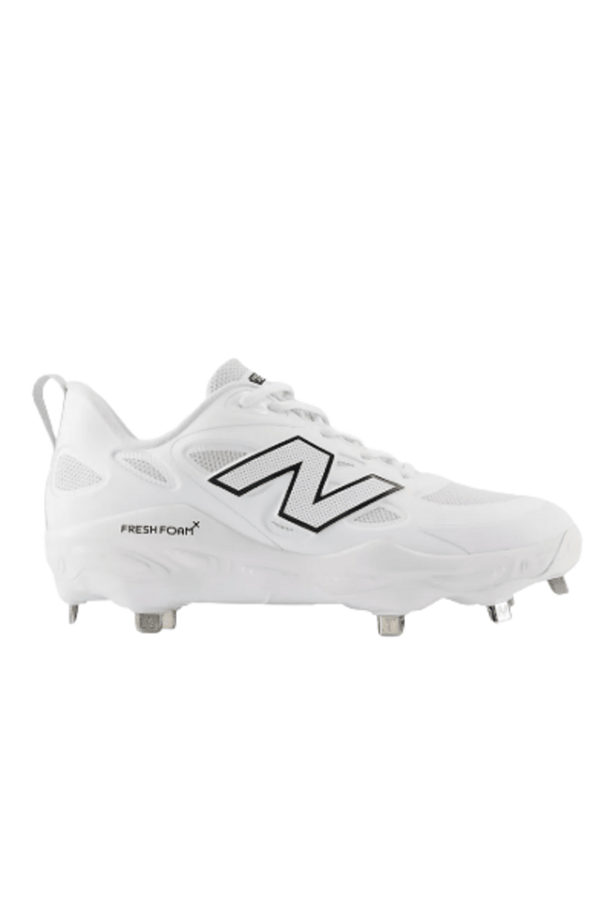 New Balance Women's Velo V4 Metal Softball Cleats - White - 7 Womens White New - 2nd String Sports