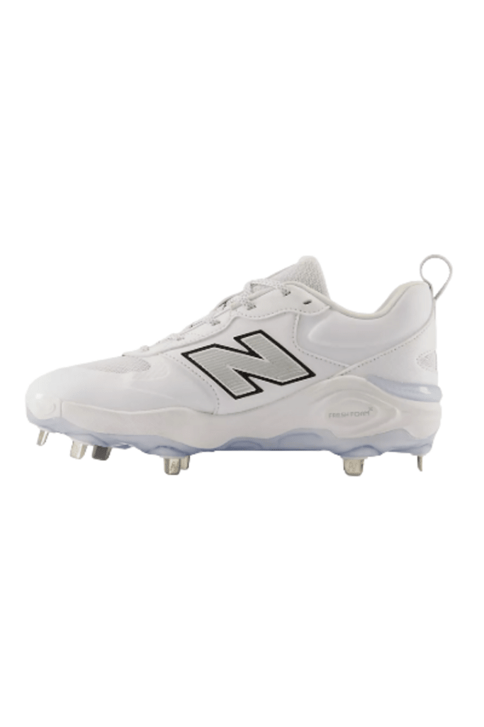 New Balance Women's Velo V5 Metal Softball Cleats - White - - 2nd String Sports