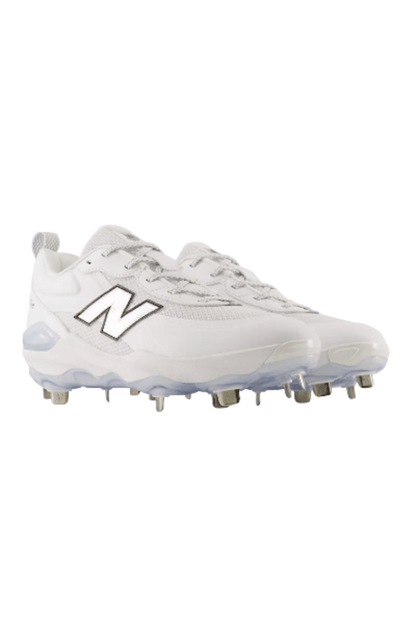 New Balance Women's Velo V5 Metal Softball Cleats - White - White New - 2nd String Sports