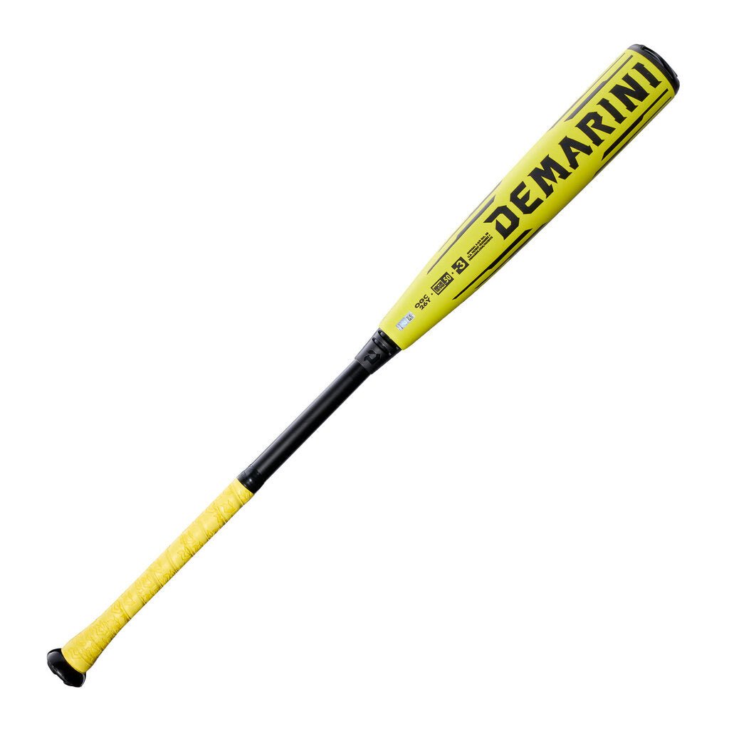 Demarini 2026 Demarini Omega LE Electric Yellow BBCOR Baseball Bat at 2nd String Sports Stuarts Draft VA