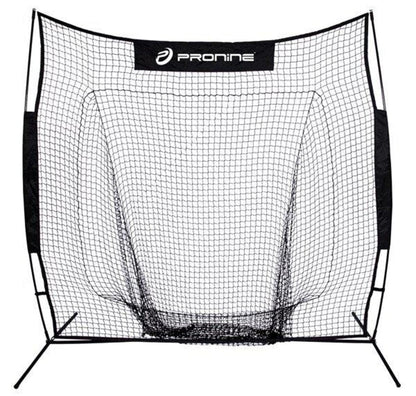 ProNine Sports Portable Baseball & Softball Training Net - 8' x 8' - 8' x 8' Black New - 2nd String Sports