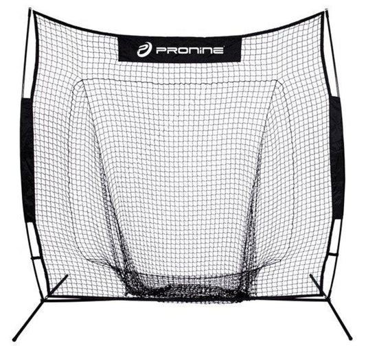 ProNine Sports Portable Baseball & Softball Training Net - 8' x 8' - 8' x 8' Black New - 2nd String Sports
