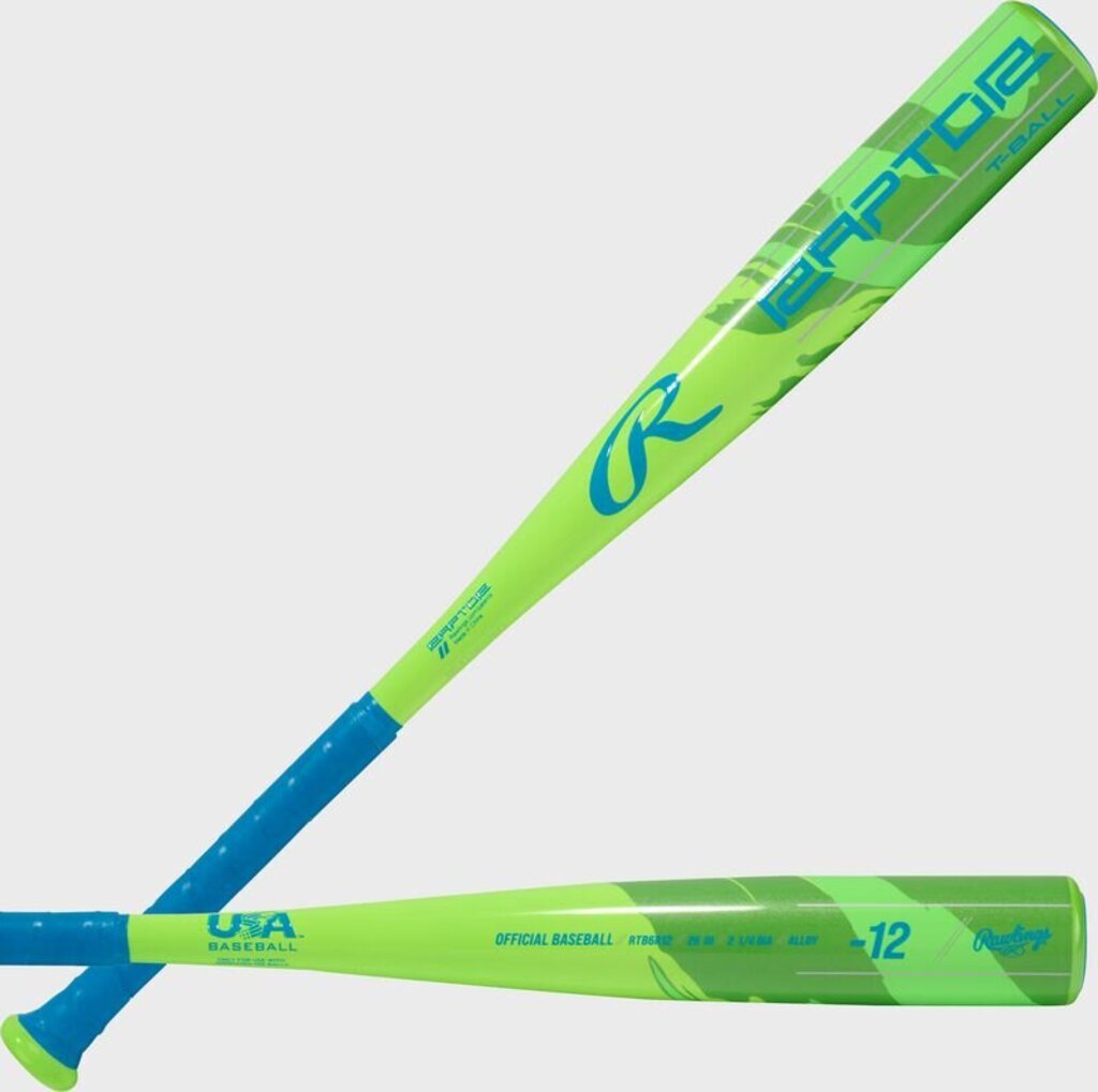 2026 Rawlings Raptor Tee Ball Bat (USA Baseball Tee Ball) -12 - - 2nd String Sports