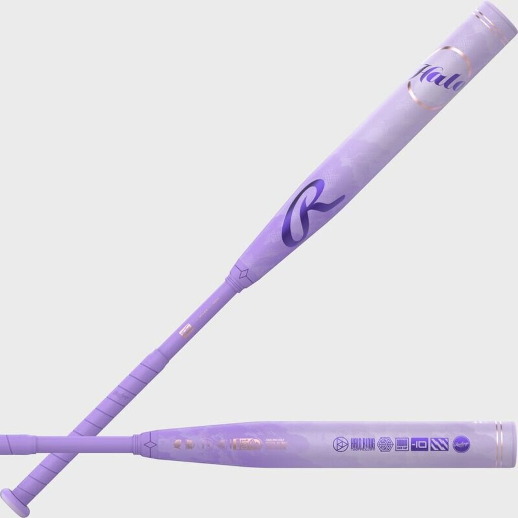 2027 Rawlings Halo Fastpitch Softball Bat -10 - Purple New - 2nd String Sports