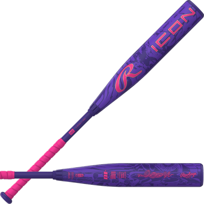 Rawlings 2027 Rawlings Icon USSSA (Travel) Baseball Bat -8 at 2nd String Sports Stuarts Draft VA