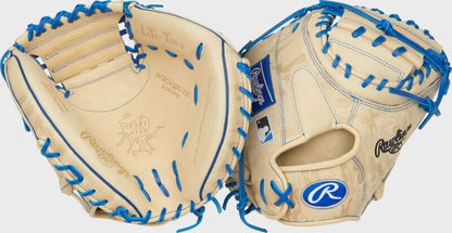 Baseball Catcher's Mitt Rawlings Heart of the Hide Contour Fit - 32.5" - 32.5" Blonde B New - 2nd String Sports