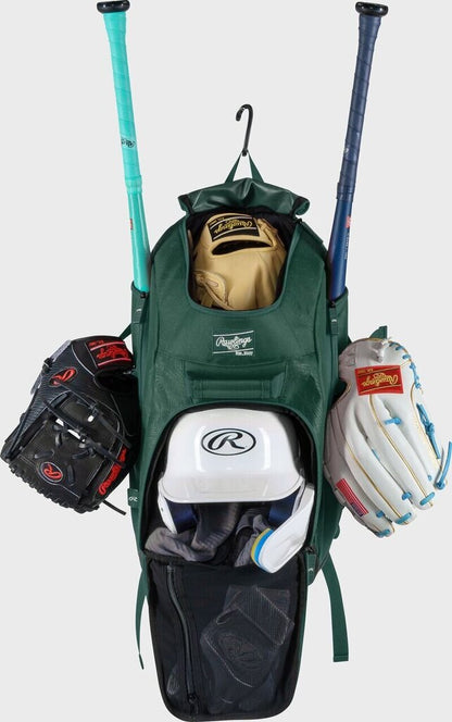 Rawlings Franchise 2 Players Backpack Bat Bag (Multiple Colors)