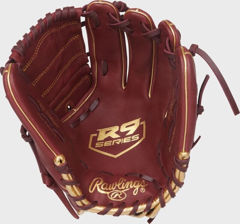 Rawlings Rawlings R9 Series 12" Baseball Pitcher/Infield Glove - RHT and LHT at 2nd String Sports Stuarts Draft VA