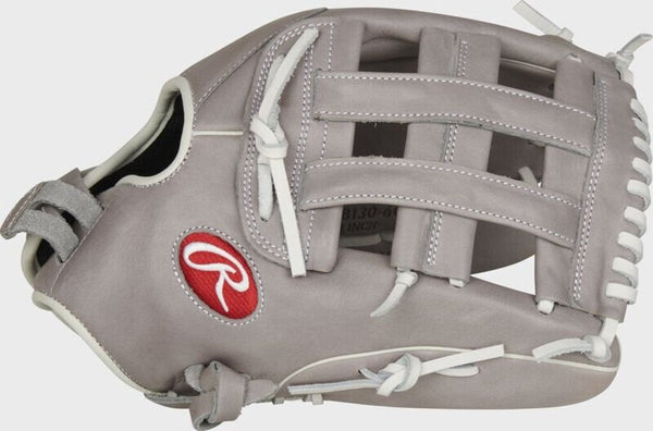 Rawlings R9 Series 13" Fastpitch Softball Outfield Glove - RHT - 13" Grey New - 2nd String Sports